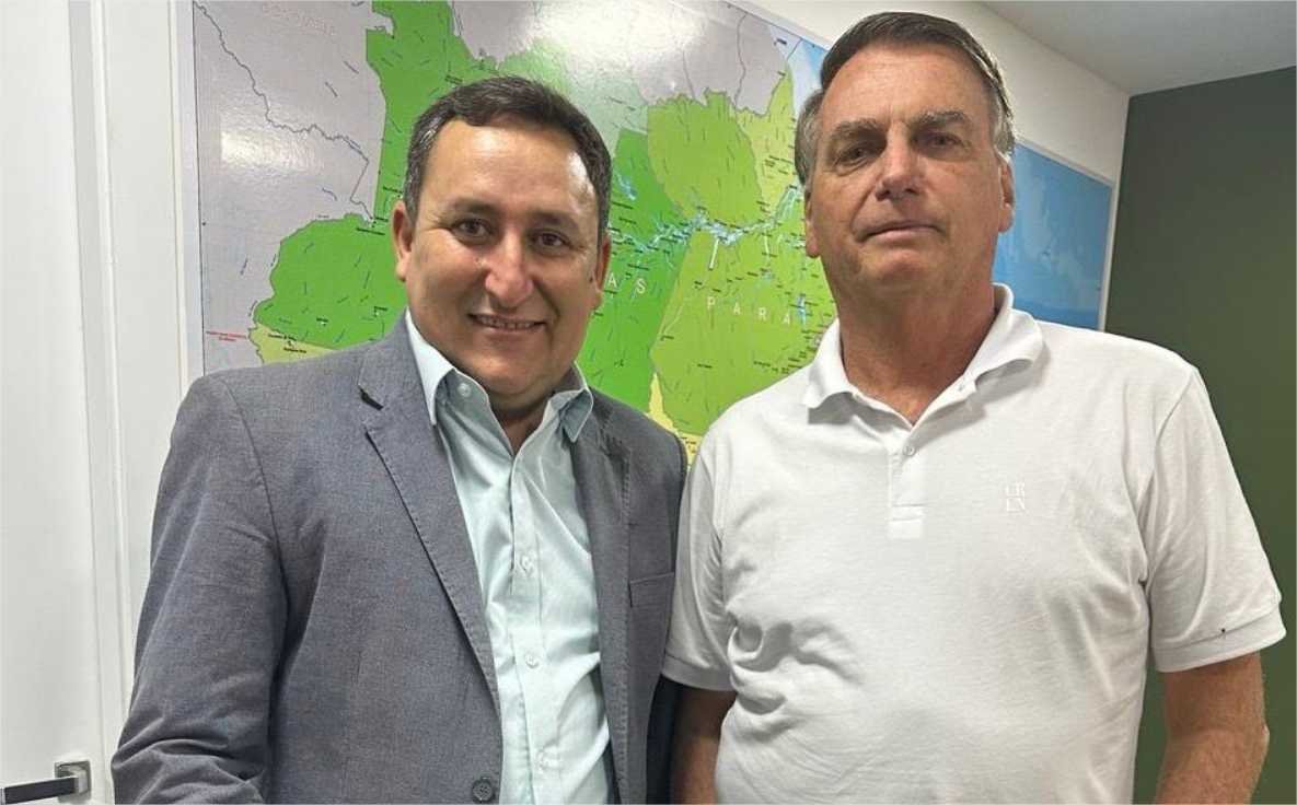 Bolsonaro recebe pré-candidato do PL em Paranatinga e prega união da direita em MT