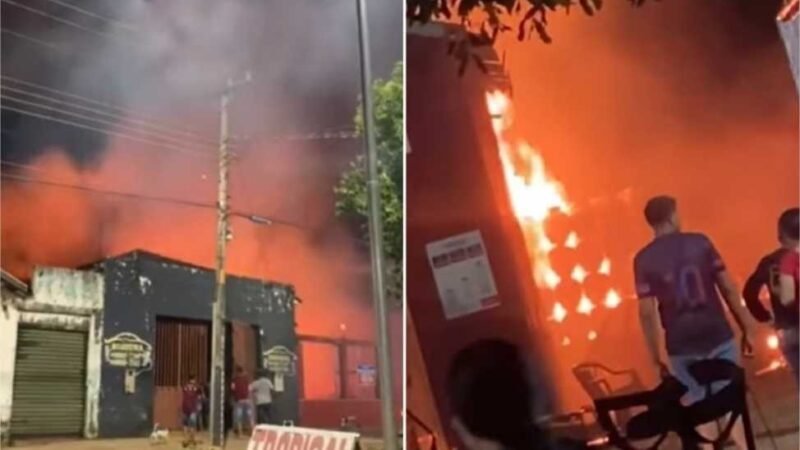 Três são detidos por suspeita de envolvimento em incêndio criminoso