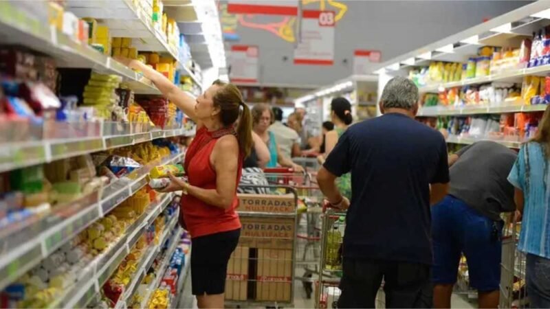 Consumo nos lares brasileiros sobe 1,2% em janeiro