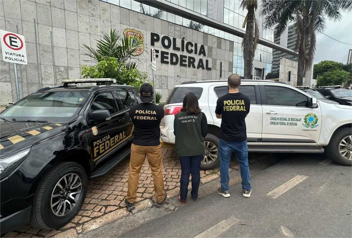 Em fiscalização do CRM-MT, PF prende homem que exercia medicina ilegalmente