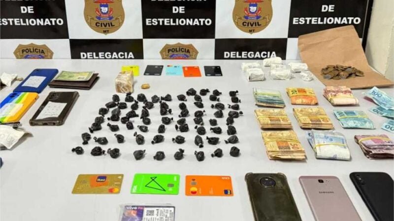 Casa em Cuiabá era central de golpes e ponto de venda de drogas