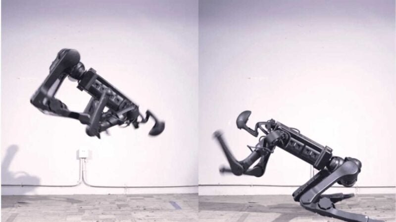 Robô humanoide mais rápido do mundo dá primeiro salto mortal