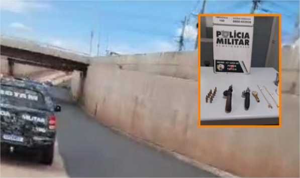 Roubo em relojoaria de shopping termina com perseguição na Avenida da FEB; veja vídeo