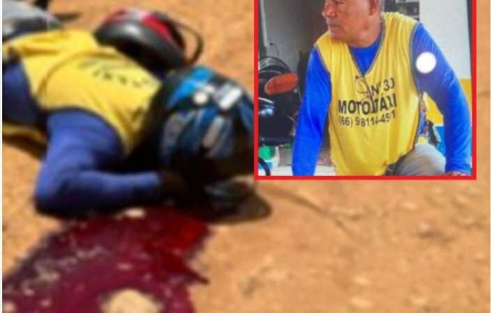 EM PLENA LUZ DO DIA: Mototaxista é morto com tiro na cabeça em estrada de chão de MT