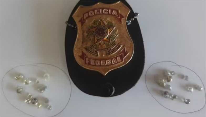 Dupla é presa com 25 pedras de diamantes retirados ilegalmente de Terra Indígena em Rondônia