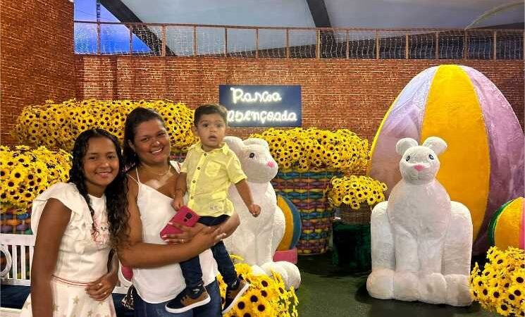 “Olhar sensível da primeira-dama e do governador é muito importante para as crianças”, destaca mãe sobre a Páscoa Abençoada do SER Família