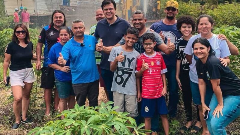 Thiago Silva viabiliza poço artesiano para a comunidade do Córrego dos Macacos