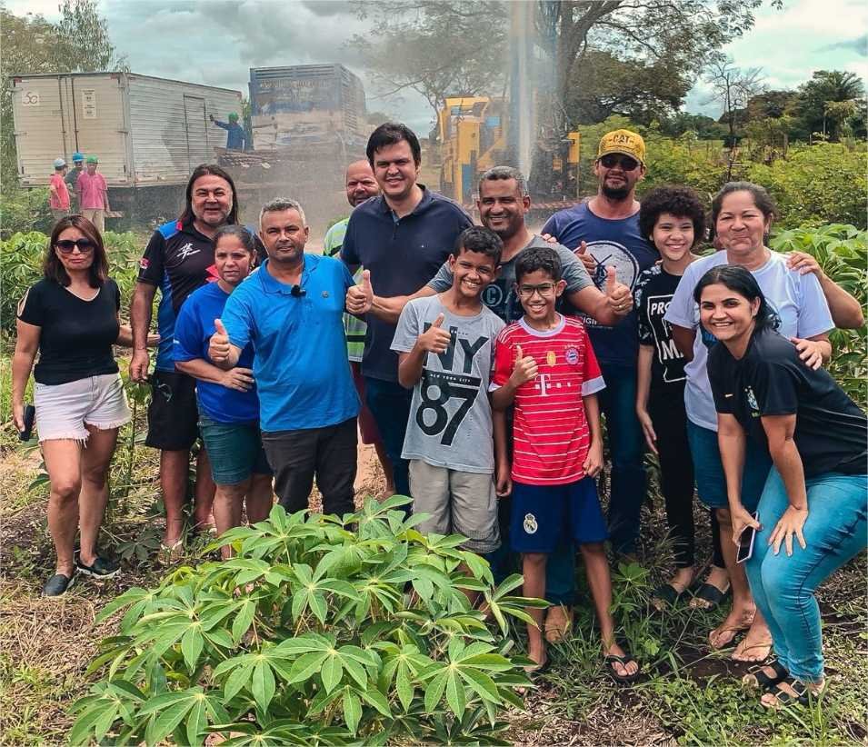 Thiago Silva viabiliza poço artesiano para a comunidade do Córrego dos Macacos