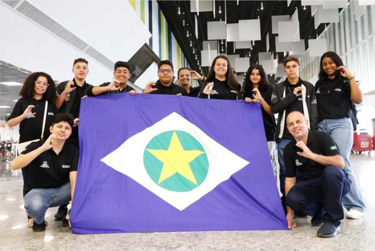 Equipe de MT é a única composta 100% por estudantes da rede pública em campeonato nos EUA