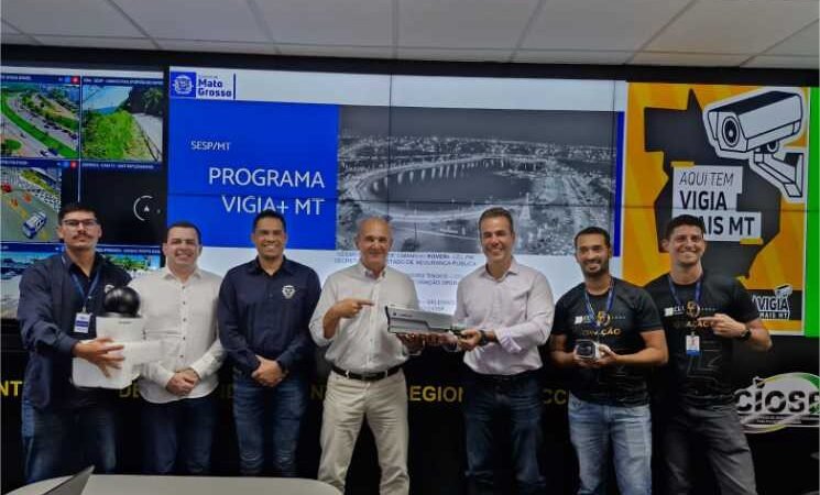 Sesp entrega 448 câmeras para reforçar segurança no Centro Histórico de Cuiabá
