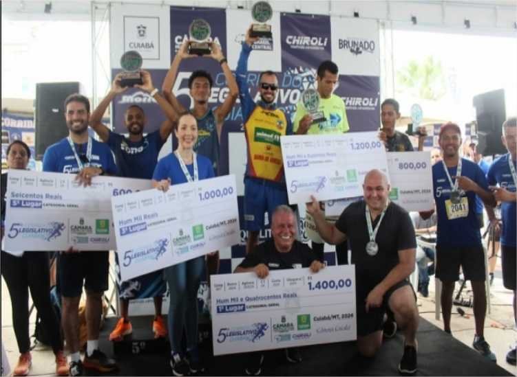 Veja a classificação dos atletas premiados na 5ª Corrida do Legislativo