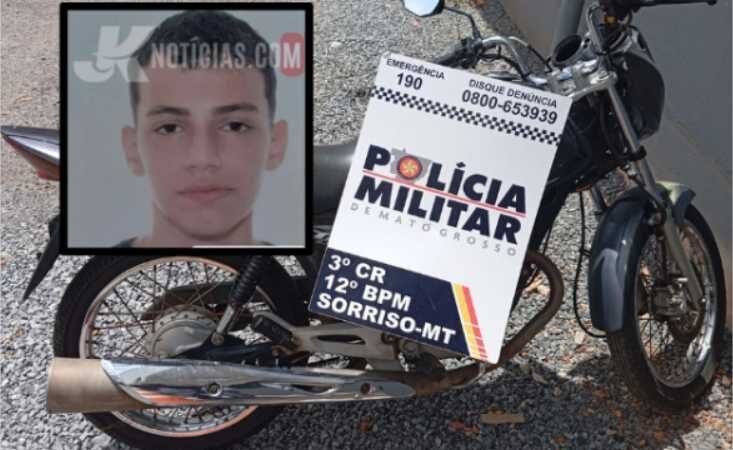 Jovem de 16 anos está desaparecido em Sorriso