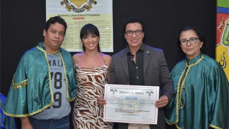 Edmilson Maciel recebe comenda da Cultura Pantaneira