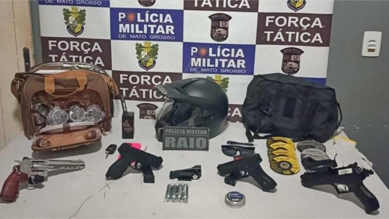Mulher é presa após furto em loja; homem com extensa ficha criminal está foragido