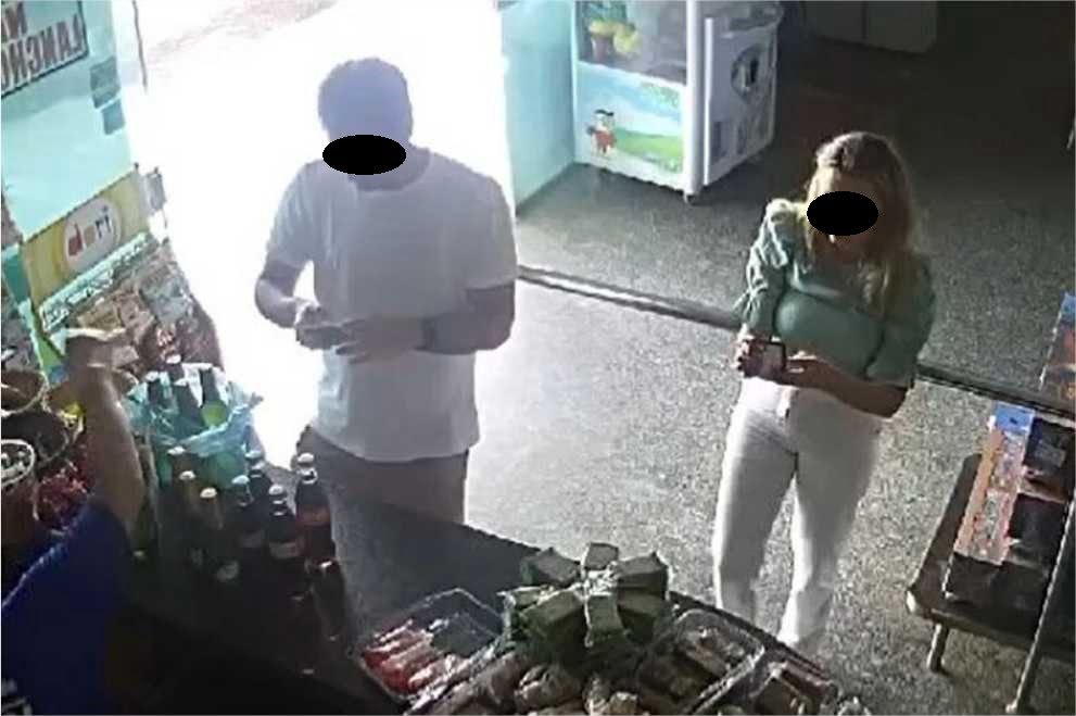 Suspeitos de duplo homicídio compram bebidas alcóolicas e refrigerante depois do crime; veja vídeo