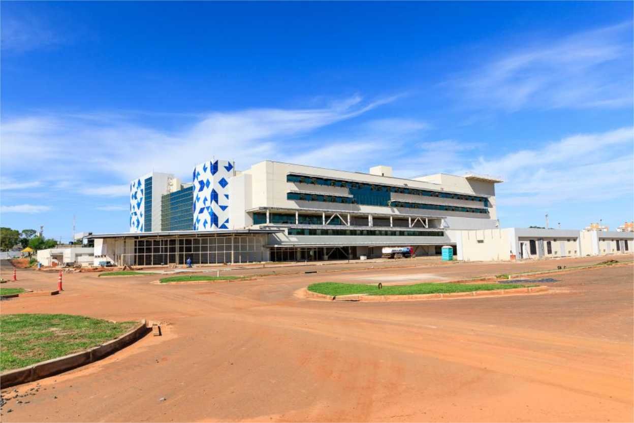 Obra do Hospital Central chega a 95% de execução; unidade entrará em funcionamento em 2025