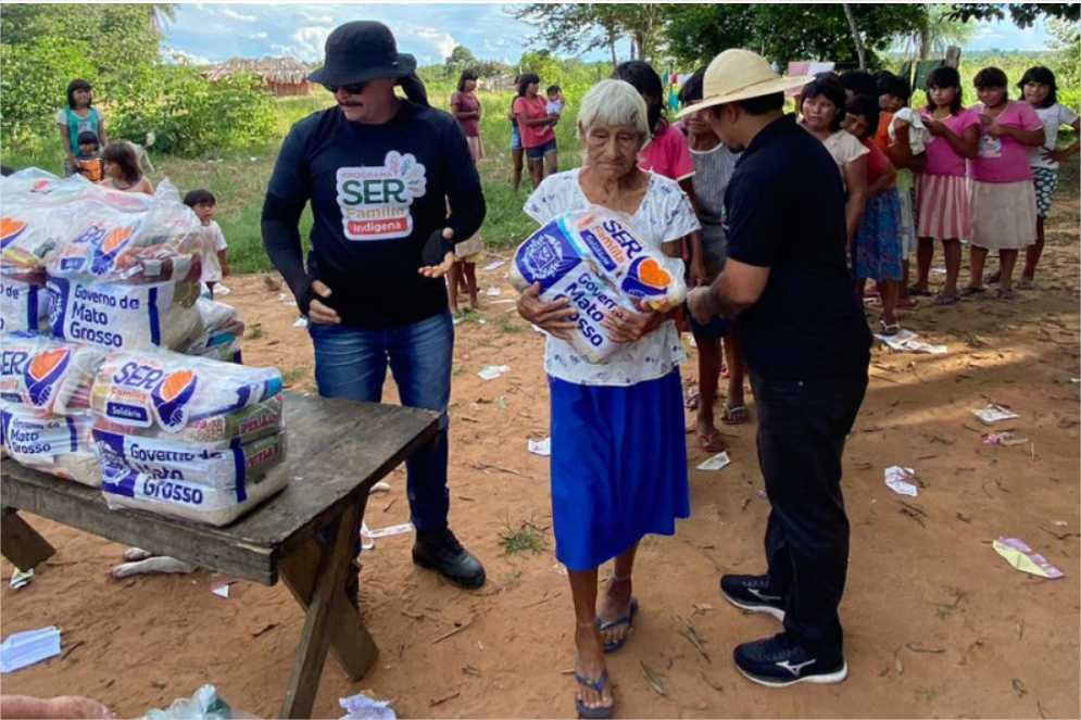 Comunidades indígenas de MT receberão 2.480 cestas de alimentos e kits de higiene em abril