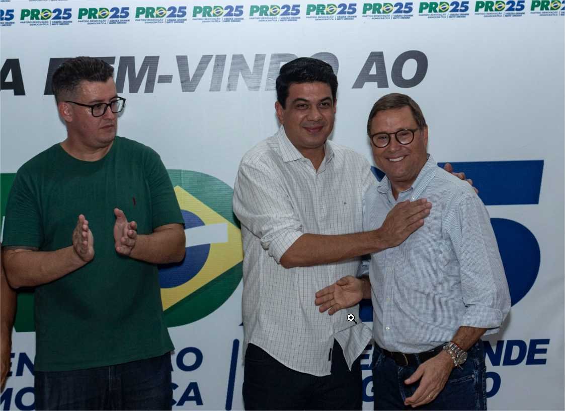 Sob Mauro Carvalho, PRD declara apoio à reeleição de Kalil Baracat