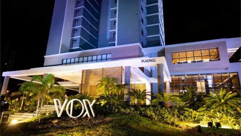 Inspirado em hotéis de luxo, Plaenge Vox é entregue em Cuiabá