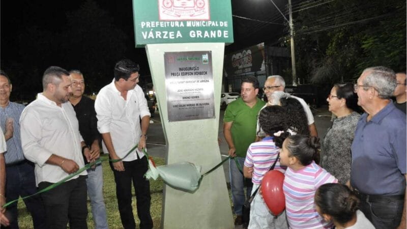 Várzea Grande celebra transformação investe R$ 1,15 mi em novas praças e avenidas revitalizadas com áreas de lazer