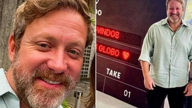 Ator volta aos estúdios Globo após 10 anos de afastamento