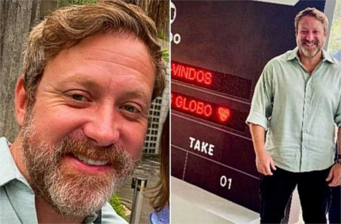 Ator volta aos estúdios Globo após 10 anos de afastamento