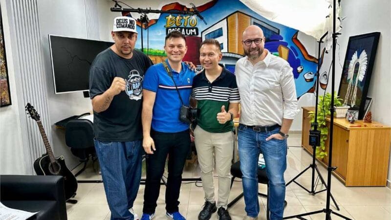 Beto Dois a Um participa de documentário internacional sobre combate às drogas