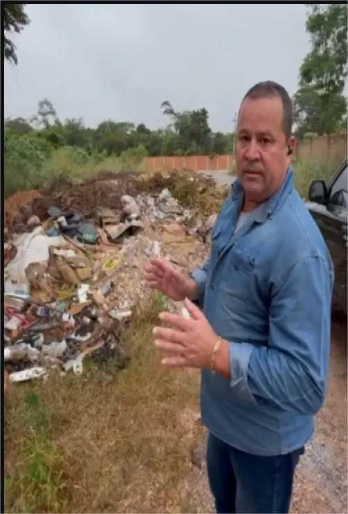 Sargento Vidal denuncia descarte irregular de animais mortos em terreno baldio de Cuiabá