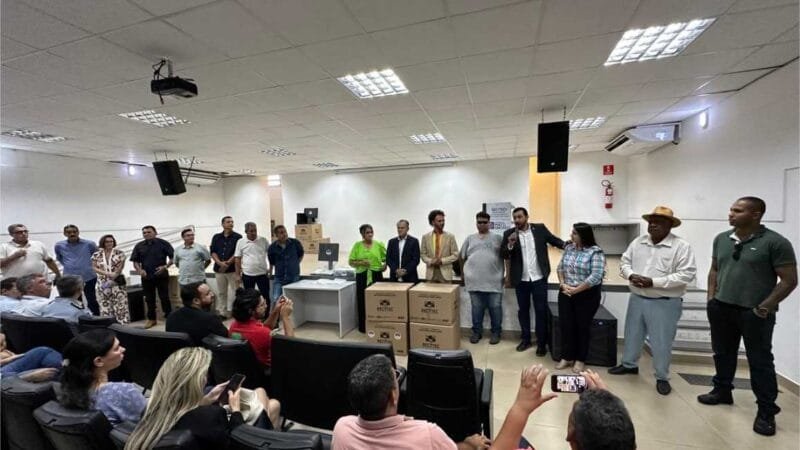 Seciteci entrega 202 computadores recondicionados a 16 instituições de MT