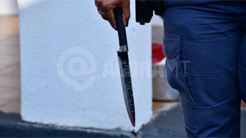 Homem é preso após atingir esposa com golpes de faca no Assentamento Carimã