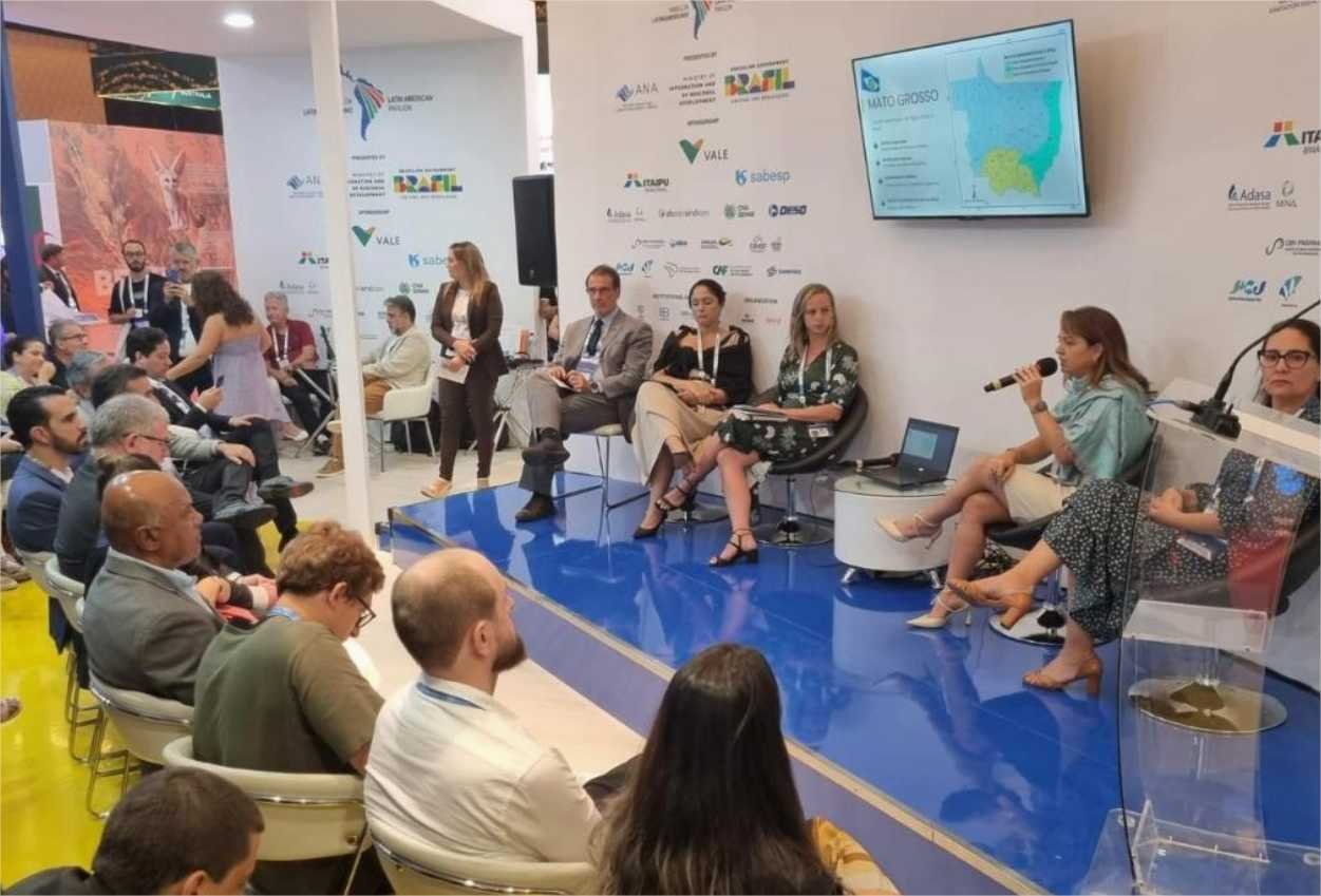 Mato Grosso apresenta avanços na gestão e monitoramento hídrico no Fórum Mundial da Água