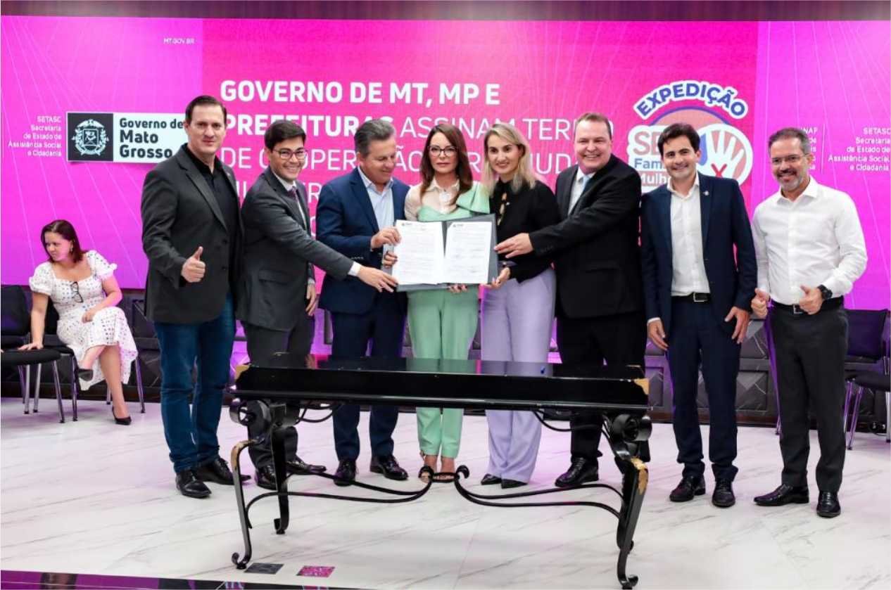 “Estamos fazendo nossa parte como Estado no combate aos crimes contra mulheres e vulneráveis”, afirma primeira-dama de MT ao lançar projeto Expedição SER Família Mulher