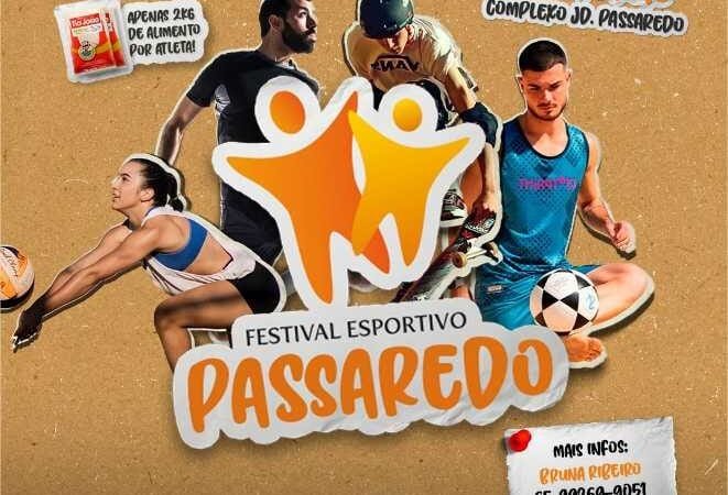 Festival Esportivo Passaredo é realizado no dia 26.05 com competições esportivas