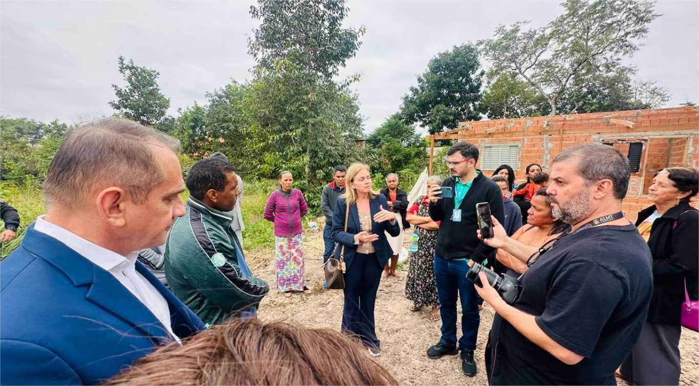 Juíza acompanha desocupação de área em Cuiabá após denúncia de truculência