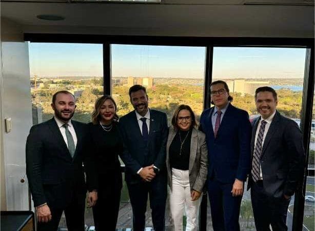 Comitiva de Presidentes de subseções de MT vão à Brasília e reivindicam representação proporcional entre interior e capital no pleito da OAB