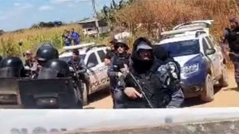 Polícia Militar detém defensora pública, trabalhadores e agentes da CPT no interior