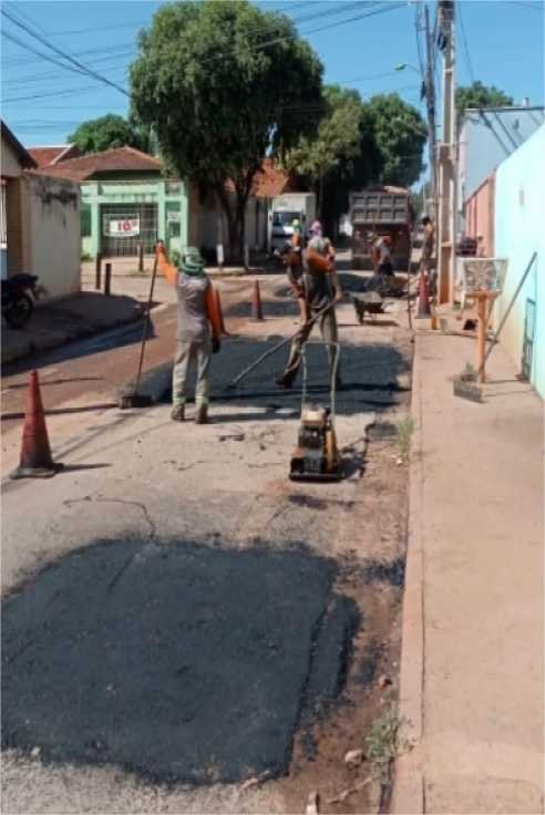 Indicação de Varanda para tapa-buracos é atendida por secretaria de obras