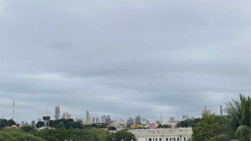 Cuiabá amanhece nublada e sob alerta de queda na temperatura