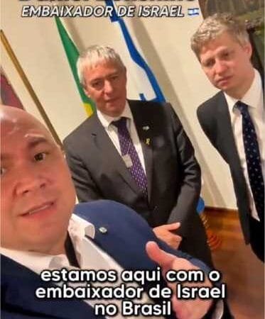 Abilio e Van Hattem anuncia doação de Israel ao Rio Grande do Sul