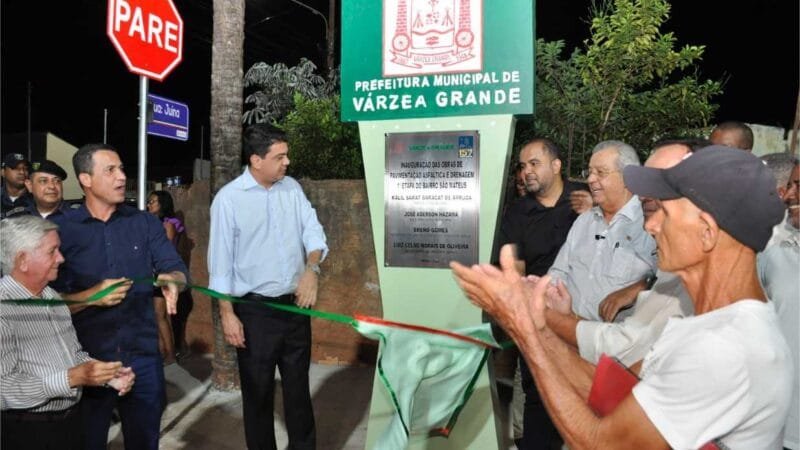 Primeira etapa de pavimentação asfáltica e drenagem transforma bairro São Mateus em Várzea Grande