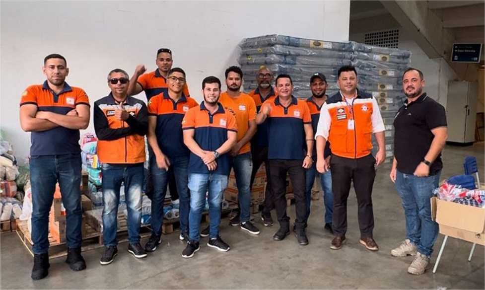 Peladão Luck.Bet doa 1 tonelada de alimentos para o povo do RS