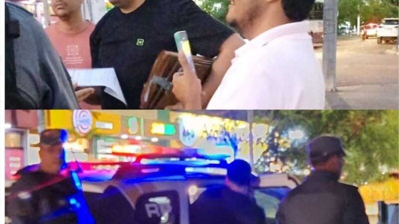 Militantes ligados ao Claudio Ferreira espalham Fake News no comércio e são enquadrados por policiais