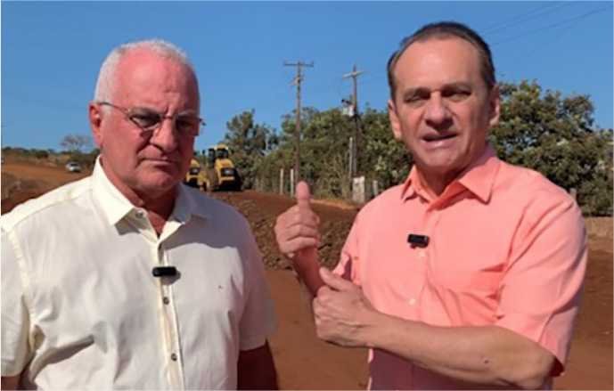 Wilson vistoria obras de pavimentação da MT-515, 38 km