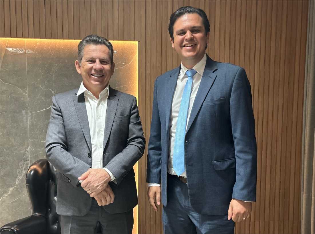 Thiago Silva reúne com Mauro Mendes e debate investimentos para Rondonópolis