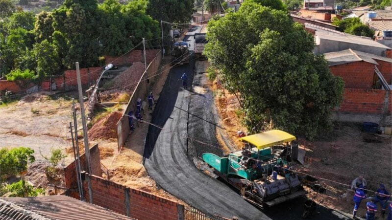 Prefeitura de Cuiabá já executou a pavimentação em três vias do bairro Três Poderes