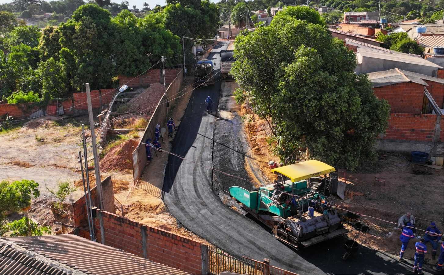 Prefeitura de Cuiabá já executou a pavimentação em três vias do bairro Três Poderes