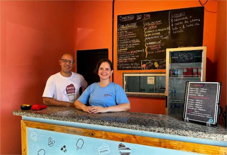 Crédito da Desenvolve MT ajuda casal a impulsionar sorveteria: “Com esse recurso tivemos força para continuar”