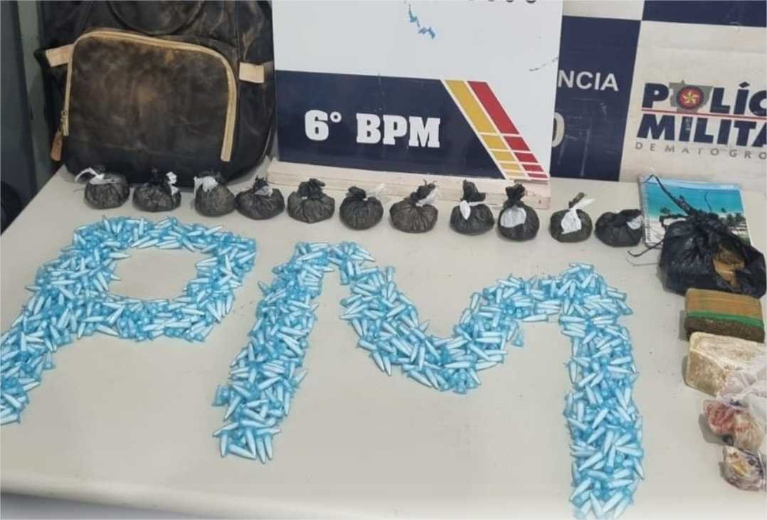 Polícia Militar apreende adolescente e prende dois homens com 830 porções de cocaína