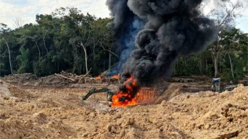 PF encerra operação de campo e investiga financiadores de garimpos ilegais em MT