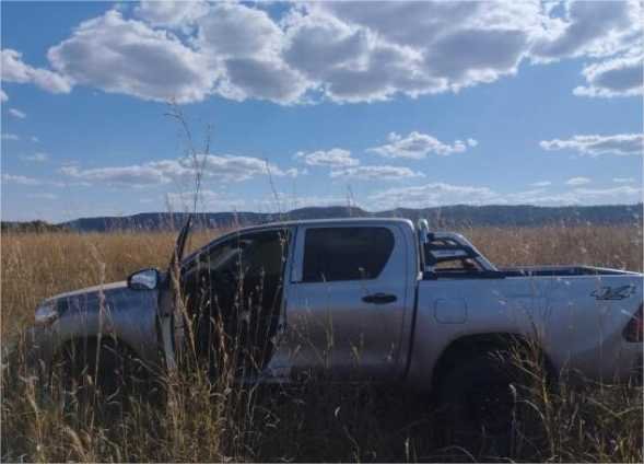 Policiais civis encontram Hilux de idoso assassinado em Nobres